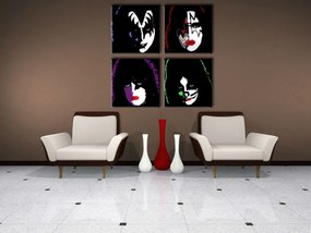 Ručne maľovaný POP Art obraz Kiss | rôzne rozmery