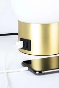 ZUIVER URBAN CHARGER stolová lampa Mosadz