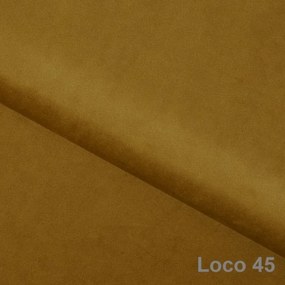 Rohová sedacia súprava DANA, pravá, zlatá (loco 45)