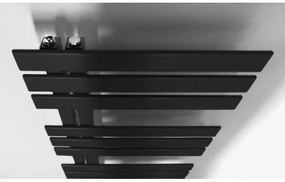 Sapho - Kúpeľňový radiátor SILVANA 561W/230V 50x123 cm matná čierna