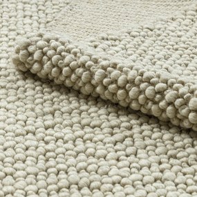 Dywany Łuszczów, Kusový koberec Tahar 99005B cream/grey, 90x150, béžová, obývacia izba