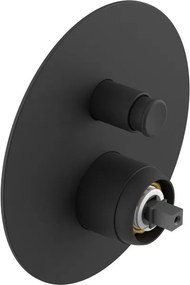 Sapho Sapho, ULTRAMIX telo podomietkovej sprchovej batérie, 2 výstupy, čierná mat, UT042B-1