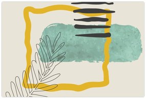 Obraz - Abstraktné listy N⁰2 (90x60 cm)