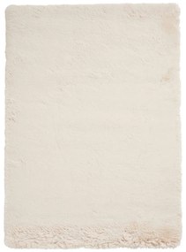 Krémovobiely koberec 60x120 cm Super Teddy – Think Rugs