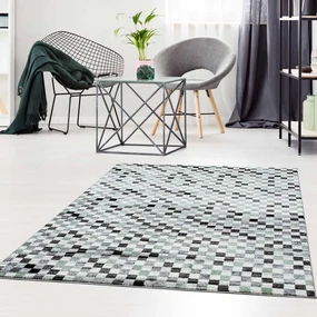 Dekorstudio Moderný koberec MODA SOFT sivo zelený 1141 Rozmer koberca: 140x200cm