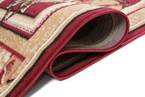 TA Koberec 1912B ČERVENÝ ATLAS PP Rozmer: 70x200 cm