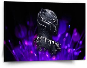 Sablio Obraz BLACK PANTHER Fialová luminiscencia - 150x110 cm