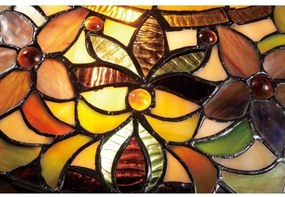 Elstead QZ-KAMI-F - Stropné svietidlo Tiffany KAMI 2xE27/60W/230V