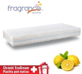 Matrac Fragrance Lemon z pamäťovej peny DreamBed - 95x200cm Tiahome