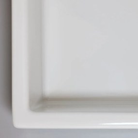 DURAVIT Vero Air umývadlo do nábytku s otvorom, s prepadom, 800 x 470 mm, biela, s povrchom WonderGliss, 23508000001
