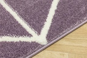 Koberec LIMA C877B fialový / krémový