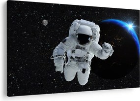Obraz - Astronaut vo vesmíre (90x60 cm)