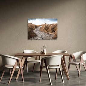 Sklenený obraz - Rumunský vulkán (70x50 cm)