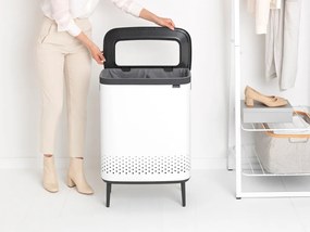 Brabantia Kôš na bielizeň Bo 2x45L biela