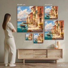 DUBLEZ | Drevený obraz - Malebné pobrežie