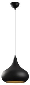 Čierne závesné svietidlo Opviq lights Sağlam