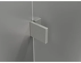 Mexen Lunar T, sklápací sprchový kút ľavý 115 x 80 cm, 8mm číre sklo, oceľový profil, 834T-115-080-97-00-L
