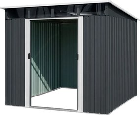 Záhradný domček BestBerg ZDSL-4A / 4,6 m² / 238 x 194 x 202 cm / šedá