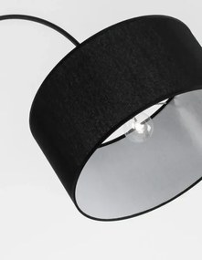 Retro stojaca lampa Sama 90 čierne