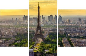 Obraz - Panoráma Paríža (90x60 cm)