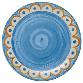 Svetlomodré porcelánové taniere v súprave 6 ks ø 27 cm Tangeri blue – Villa Altachiara