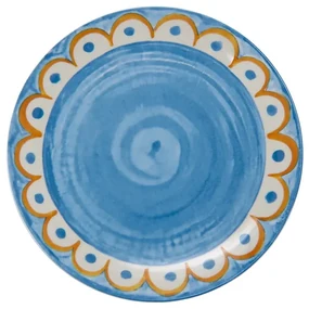 Svetlomodré porcelánové taniere v súprave 6 ks ø 27 cm Tangeri blue – Villa Altachiara