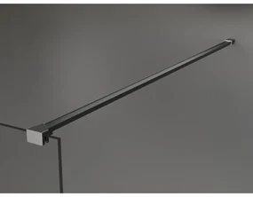 Mexen Kioto, sprchová zásteny typ Walk-In 170 x 200 cm, 8mm číre sklo, grafitový profil, 800-170-101-66-00