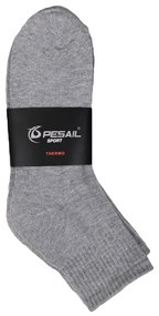 PESAIL® Športové ponožky POLOTERMO  3ks - sivé (vel. 35-38)