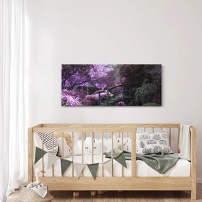Obraz - Mystická záhrada (120x50 cm)