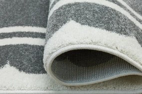 Koberec Lima M138A svetlosivý / krémový