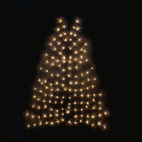 LED nástenný vianočný stromček ZIGGY, hnedý - viac veľkostí Veľkosť: XS