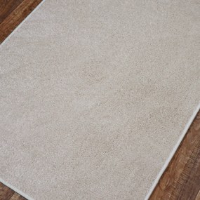 AladinWorld Expres, Kusový koberec Velur Ultra biely, 50x200, biela, obývacia izba