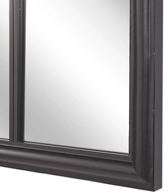 Nástenné zrkadlo 62 x 113 cm čierne TRELLY Beliani