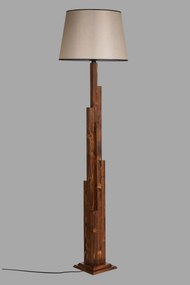 Stojacia lampa Yanik III 165 cm hnedá/béžová