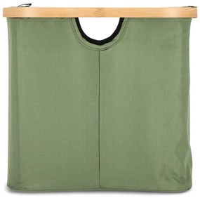 Kôš na bielizeň NOLVIO 40 L, zelený