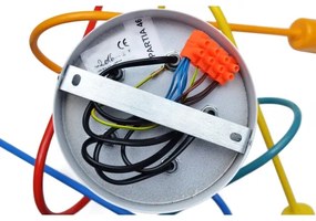 LED Detský prisadený luster OXFORD 5xE27/15W/230V