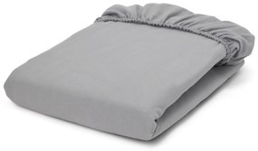 Napínacia posteľná plachta z prémiového flanelu, sivá, štandardná veľkosť