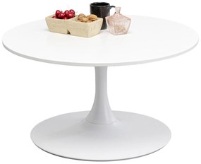 Schickeria konferenčný stolík biely Ø80 cm