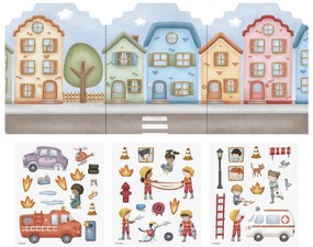 Knižka so samolepkami Hasičská stanica Jim