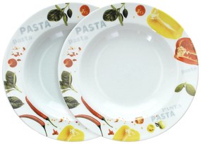 Tognana Porcelánový tanier na cestoviny Peperoncino, 2 kusy (100346513)
