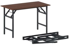 Konferenčný stôl FAST READY s čiernou podnožou 1200 x 600 x 750 mm, čerešňa