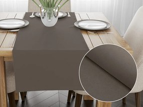 Biante Dekoračný behúň na stôl BKU-113 Hnedosivý 35x180 cm