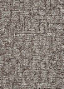 Koberce Breno Metrážny koberec DOBRO 43, šíře role 400 cm, hnedá, viacfarebná