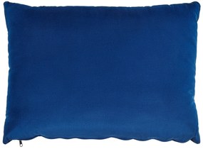 Zamatová leňoška modrá GUERET Beliani