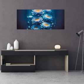 Obraz - Lekná pod hladinou (120x50 cm)