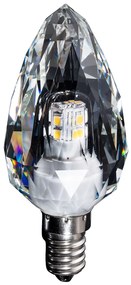 Dekoračná LED žiarovka E14 neutrálna 4000k 4w 500 lm crystal sviečka