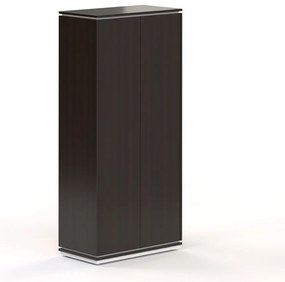 Vysoká skriňa Creator 83,2 x 44,5 x 185,9 cm, biela / wenge