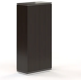 Vysoká skriňa Creator 83,2 x 44,5 x 185,9 cm, biela / wenge