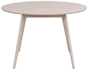 Okrúhly jedálenský stôl s doskou v dubovom dekore 115x115 cm Yumi - Rowico