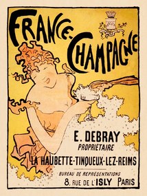 Obrazová reprodukcia France Champagne (Vintage Alcohol Ad Poster) - Pierre Bonnard